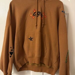 Brown Graphic Men's Sweater